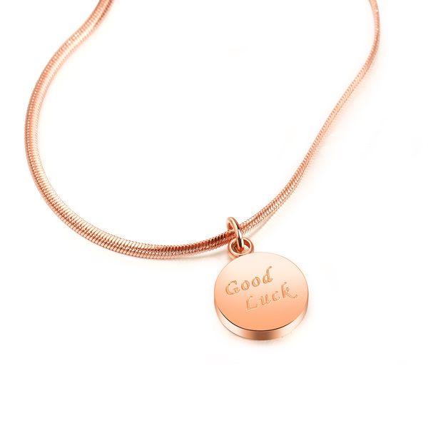 simple round bean good lucky pendant necklace 316l stainless steel 14k gold plated titanium steel charms pendant necklace for women, Silver
simple round bean good lucky pendant necklace 316l stainless steel 14k gold plated titanium steel charms pendant necklace for women, Silver