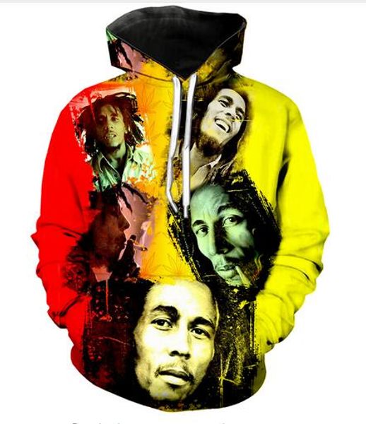 release new fashion man women designer perfect harajuku style bob marley 3d print long sleeve hoodies casual sportswear r0481, Black
release new fashion man women designer perfect harajuku style bob marley 3d print long sleeve hoodies casual sportswear r0481, Black