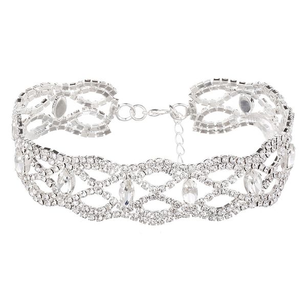 fashion designer luxury very glittering beautiful full rhinestone diamond crystal collar choker statement necklace, Golden;silver
fashion designer luxury very glittering beautiful full rhinestone diamond crystal collar choker statement necklace, Golden;silver