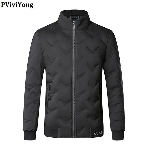 men's down & parkas pviviyong 2021 winter fashion 80% white duck jacket mandarin collar brief paragraph slim coat men q028ys, Black
men's down & parkas pviviyong 2021 winter fashion 80% white duck jacket mandarin collar brief paragraph slim coat men q028ys, Black