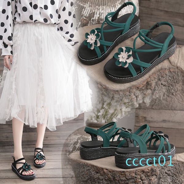 fairy flower sandals for women summer 2019 new online red sponge cake platform word with wedge heel high-heeled women's shoes ct01, Black
fairy flower sandals for women summer 2019 new online red sponge cake platform word with wedge heel high-heeled women's shoes ct01, Black