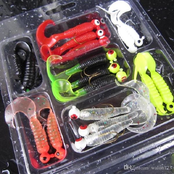 горячие 17pcs продажа / комплект рыболовную приманку lead jig head hook grub worm мягкие приманки пузанковых силиконовые рыболовные снасти б
горячие 17pcs продажа / комплект рыболовную приманку lead jig head hook grub worm мягкие приманки пузанковых силиконовые рыболовные снасти б