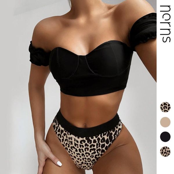 norns women's leopard bikini short sleeve tube bikini new quick-drying split swimsuit
norns women's leopard bikini short sleeve tube bikini new quick-drying split swimsuit