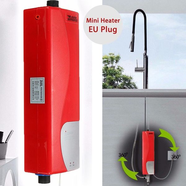 eu plug)home bathroom kitchen mini instant tankless electric water heater shower system sink tap faucet color:red
eu plug)home bathroom kitchen mini instant tankless electric water heater shower system sink tap faucet color:red