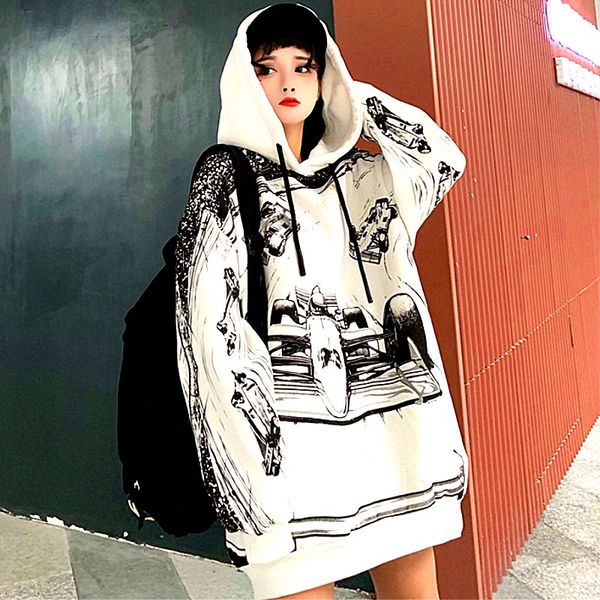 autumn winter women long casual maxi sweatshirts unique streetwear hooded hoody geek rock long blousa print oversize ns517, Black
autumn winter women long casual maxi sweatshirts unique streetwear hooded hoody geek rock long blousa print oversize ns517, Black