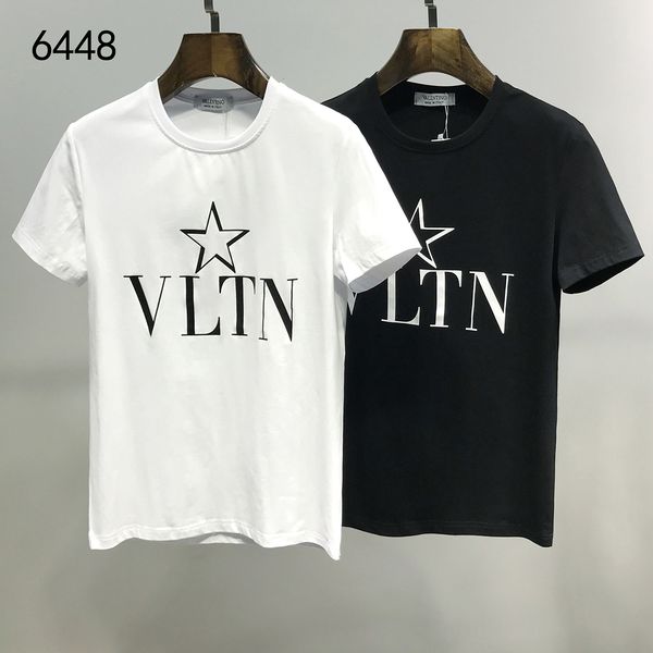 valentino 2020 летняя мода мужские женщины valen письмо футболки европейский от роскоши повседневная уличная рубашка с коротким рукавом белы, White 
valentino 2020 летняя мода мужские женщины valen письмо футболки европейский от роскоши повседневная уличная рубашка с коротким рукавом белы, White