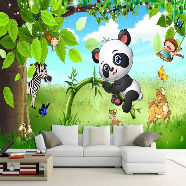 new custom large mural 3d wallpaper cartoon panda bamboo zebra children's bedroom mural tv back wall decor deep 5d embossed
new custom large mural 3d wallpaper cartoon panda bamboo zebra children's bedroom mural tv back wall decor deep 5d embossed