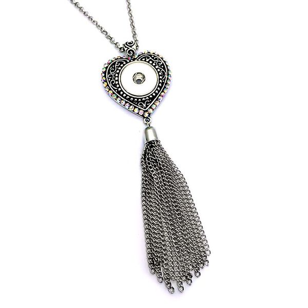 fashion interchangeable metal flower heart ginger crystal necklace 124 fit 18mm snap button pendant necklace charm jewelry for women gift, Silver
fashion interchangeable metal flower heart ginger crystal necklace 124 fit 18mm snap button pendant necklace charm jewelry for women gift, Silver