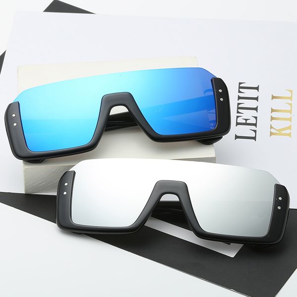 square mirror sunglasses rectangle sun glasses for men half frame shades oversized sunglasses uv400, White;black
square mirror sunglasses rectangle sun glasses for men half frame shades oversized sunglasses uv400, White;black