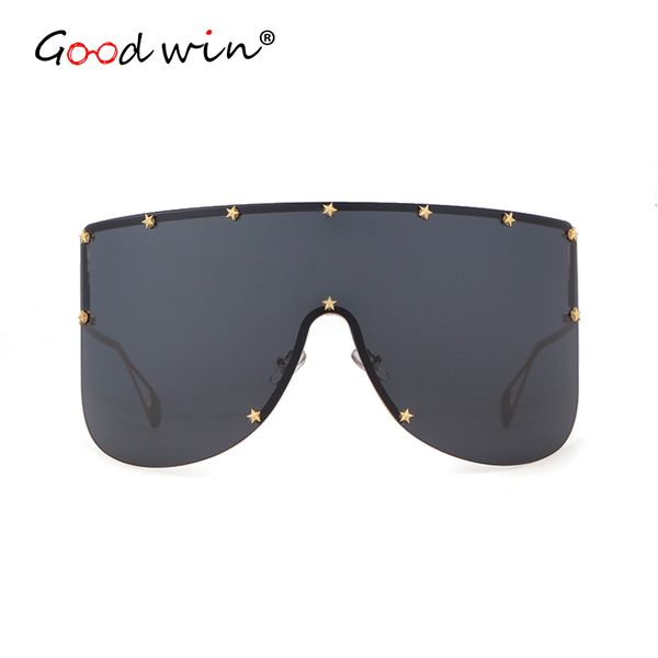 good win steampunk goggle sunglasses women huge trend 2019 women star decoration large frame sun glasses shield wrap shades, White;black
good win steampunk goggle sunglasses women huge trend 2019 women star decoration large frame sun glasses shield wrap shades, White;black