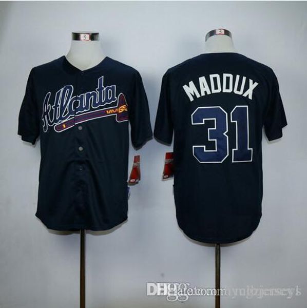 mens 31 maddux 44 hank aaron 47 tom glavine retro jerseys color white red blue yellow, Black;blue
mens 31 maddux 44 hank aaron 47 tom glavine retro jerseys color white red blue yellow, Black;blue