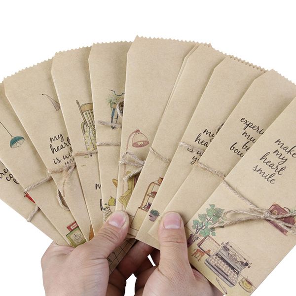 5pcs/pack vintage style multifuction mini kraft paper envelopes office wedding party invitation supplies party favor 88x195mm
5pcs/pack vintage style multifuction mini kraft paper envelopes office wedding party invitation supplies party favor 88x195mm