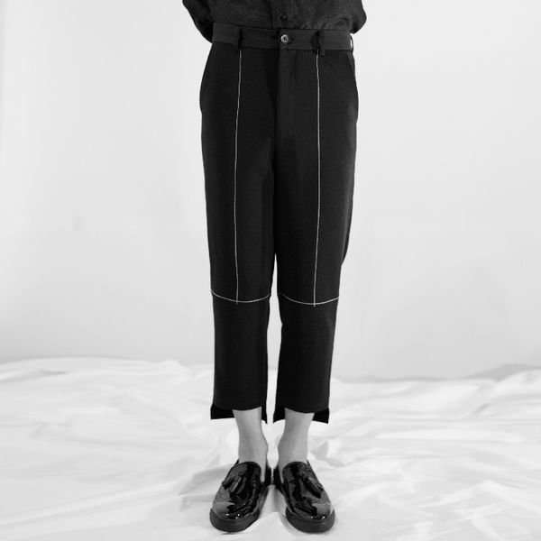 new 27-46 2019 men's clothing gd hair stylist fashion model show street pressing line casual pants plus size costumes, Black
new 27-46 2019 men's clothing gd hair stylist fashion model show street pressing line casual pants plus size costumes, Black