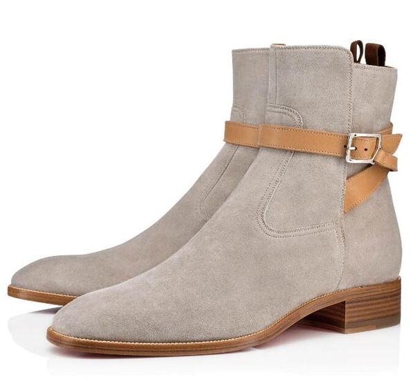 elegant classics kicko suede boots red bottom designer men's shoes roadie samson flat middle shoes casual ,super perfect ankle boot wom, Black
elegant classics kicko suede boots red bottom designer men's shoes roadie samson flat middle shoes casual ,super perfect ankle boot wom, Black