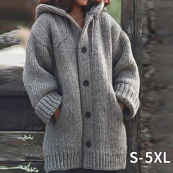 5xl vintage loose pocket cardigans sweaters women autumn winter long sleeve button sweater casual plus size coat female, White
5xl vintage loose pocket cardigans sweaters women autumn winter long sleeve button sweater casual plus size coat female, White