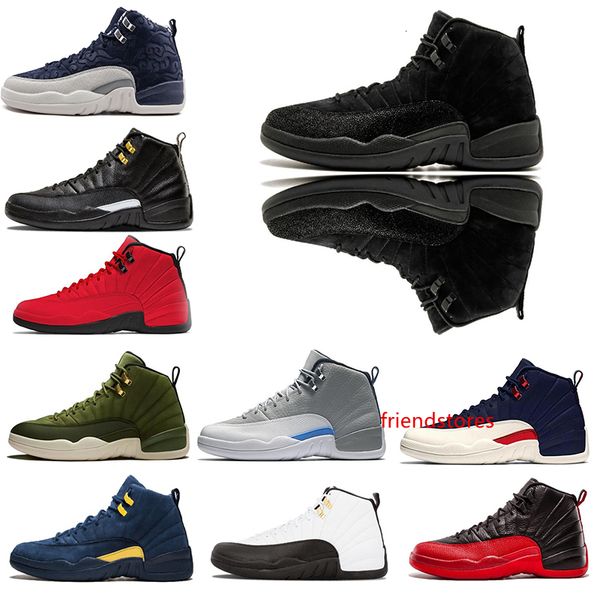 ovo black white men 12s xii basketball shoes 12 michigan flu game luxury sneakers playoffs taxi mens designer trainers us7-13
ovo black white men 12s xii basketball shoes 12 michigan flu game luxury sneakers playoffs taxi mens designer trainers us7-13