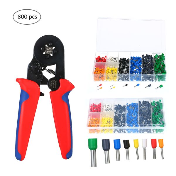 wxc8 6-4 crimper plier set ratchet wire crimping tool with 800pcs 23-10awg wire terminal crimp connector insulated
wxc8 6-4 crimper plier set ratchet wire crimping tool with 800pcs 23-10awg wire terminal crimp connector insulated