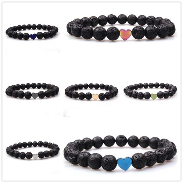 8mm natural black lava stone heart bracelet diy aromatherapy essential oil diffuser bracelet for women men
8mm natural black lava stone heart bracelet diy aromatherapy essential oil diffuser bracelet for women men