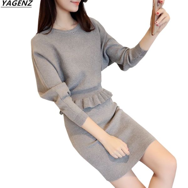 women's sweaters 2021 autumn two-piece set sweater and skirt female bottom long sleeve pullover elegant pack yagenz, White;black
women's sweaters 2021 autumn two-piece set sweater and skirt female bottom long sleeve pullover elegant pack yagenz, White;black