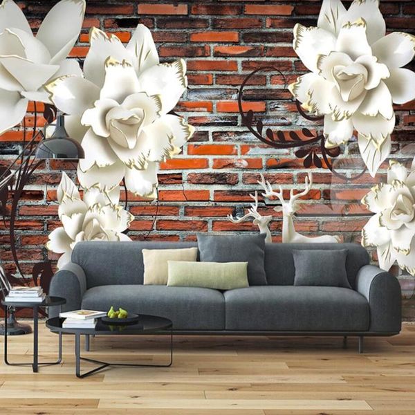 drop shipping custom 3d wallpaper mural stereo flower embossed red brick living room bedroom wall decoration wallpaper mural
drop shipping custom 3d wallpaper mural stereo flower embossed red brick living room bedroom wall decoration wallpaper mural
