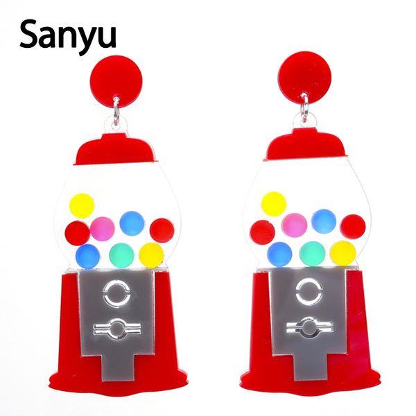 new creative funny colorful gashapon machine long tassel acrylic drop earrings for women girls cool design dangle earrings 2019, Silver
new creative funny colorful gashapon machine long tassel acrylic drop earrings for women girls cool design dangle earrings 2019, Silver