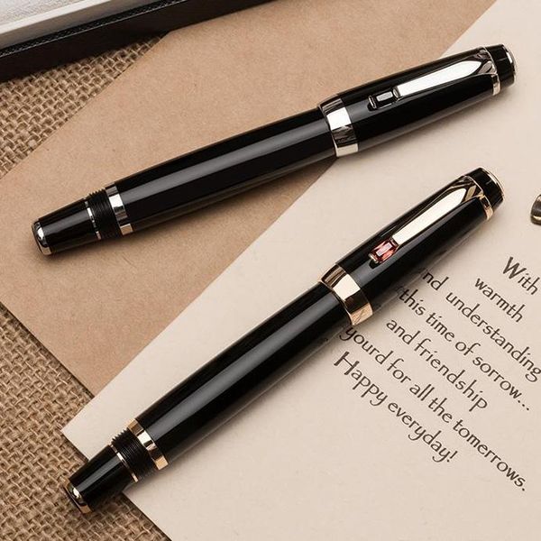 2020 luxury pens meisterstcek black resin ballpoint -fountain writing for women and girls school supply
2020 luxury pens meisterstcek black resin ballpoint -fountain writing for women and girls school supply