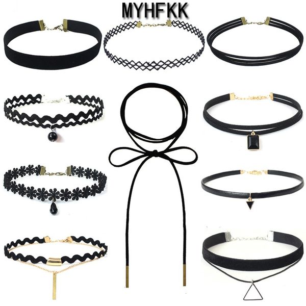 myhfkk new necklace ladies necklace retro gothic geometric lace clavicle chain female necklaces pendantsxl004, Golden;silver
myhfkk new necklace ladies necklace retro gothic geometric lace clavicle chain female necklaces pendantsxl004, Golden;silver