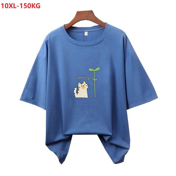 women's t-shirt plus size women cartoon cat t-shirts short sleeve summer loose tees oversize cotton 8xl 6xl 10xl simple 60 58 64 blue, White
women's t-shirt plus size women cartoon cat t-shirts short sleeve summer loose tees oversize cotton 8xl 6xl 10xl simple 60 58 64 blue, White
