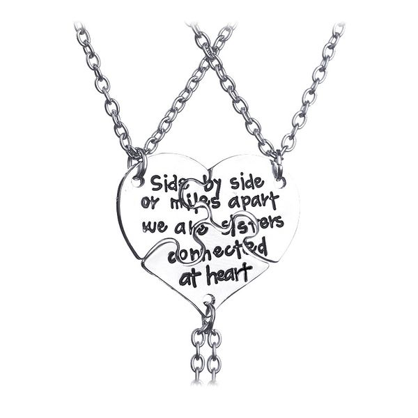 2021 new 3pc/set friends necklace heart pendants necklace silver plated fashion jewelry for gift
2021 new 3pc/set friends necklace heart pendants necklace silver plated fashion jewelry for gift