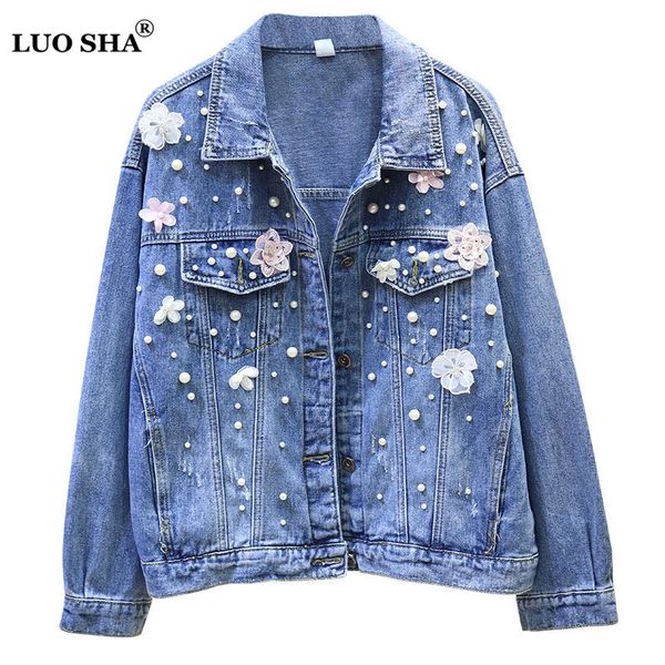 luosha women 2019 new spring autumn embroidery 3d flower beaded denim jacket women casual jean coat fashion outwear clothes, Black;brown
luosha women 2019 new spring autumn embroidery 3d flower beaded denim jacket women casual jean coat fashion outwear clothes, Black;brown