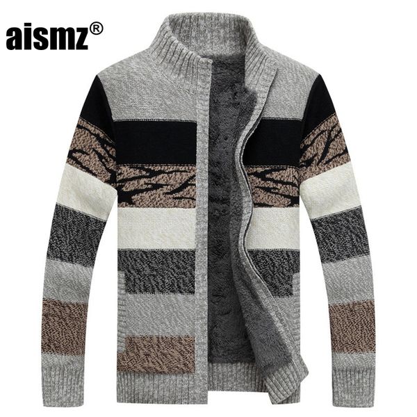 aismz марка одежда кардиган зимние свитера мужчины pattern полосатый zipper сгущает ватки пальто бархата стенд воротник мужские свитера, White;black
aismz марка одежда кардиган зимние свитера мужчины pattern полосатый zipper сгущает ватки пальто бархата стенд воротник мужские свитера, White;black