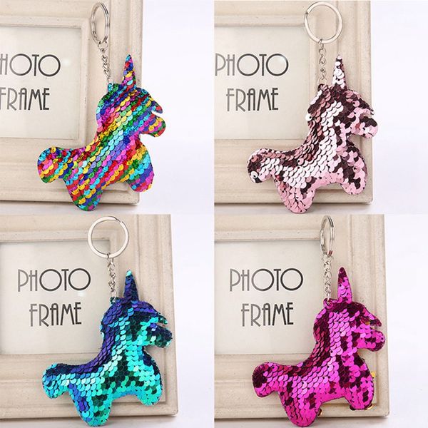 fashion reflective glossy unicorn pendant sequin bag horse pendant colorful sequin keychain girl bag, Silver
fashion reflective glossy unicorn pendant sequin bag horse pendant colorful sequin keychain girl bag, Silver