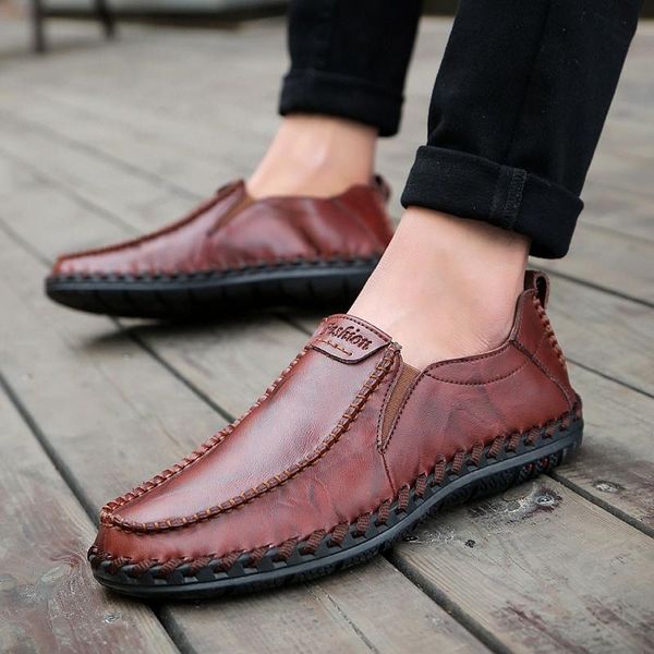genuine leather male shoes suede loafer official shoes gentle mens travel walk shoe casual comfort breath shoes for men ing, Black
genuine leather male shoes suede loafer official shoes gentle mens travel walk shoe casual comfort breath shoes for men ing, Black