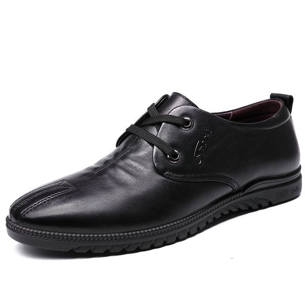 genuine leather shoes men lace-up business dress men oxfords shoes male formal zapatillas hombre, Black
genuine leather shoes men lace-up business dress men oxfords shoes male formal zapatillas hombre, Black