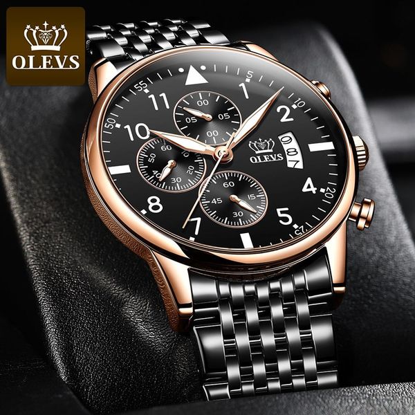 olevs original men's watch fashion waterproof watch for men multifunctional chronograph sports digital watch luminous, Slivery;brown
olevs original men's watch fashion waterproof watch for men multifunctional chronograph sports digital watch luminous, Slivery;brown