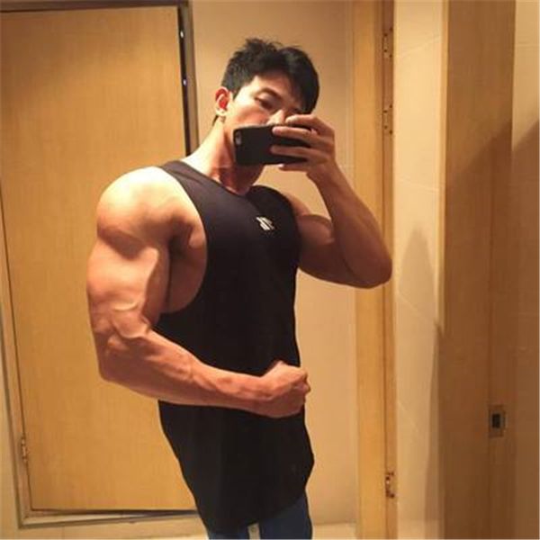 running jerseys cotton fitness waistcoat vest sleeveless t-shirt men training sports man workout shirt gym, Black;blue
running jerseys cotton fitness waistcoat vest sleeveless t-shirt men training sports man workout shirt gym, Black;blue
