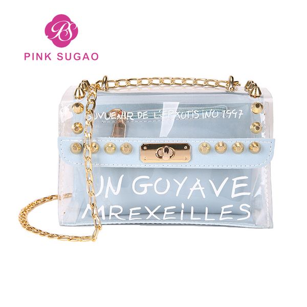 Pink sugao designer handbags clear jelly bag designer luxury crossbody bags luxury designer brand transparent bag girl chain bag for school
Pink sugao designer handbags clear jelly bag designer luxury crossbody bags luxury designer brand transparent bag girl chain bag for school