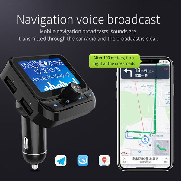 car players bc32 1.8" lcd bluetooth mp3 players smart fm transmitter dual usb vehicle car charger handsfm modulator
car players bc32 1.8" lcd bluetooth mp3 players smart fm transmitter dual usb vehicle car charger handsfm modulator