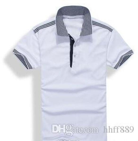 2017 new summer lapel polo cotton shirt men short sleeve sport polo striped fashion casual ing, White;black
2017 new summer lapel polo cotton shirt men short sleeve sport polo striped fashion casual ing, White;black