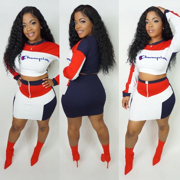 Color match champion emboidery letter track uit women outfit long leeve pullover crop hort dre kirt 2pc et port wear b3041
Color match champion emboidery letter track uit women outfit long leeve pullover crop hort dre kirt 2pc et port wear b3041