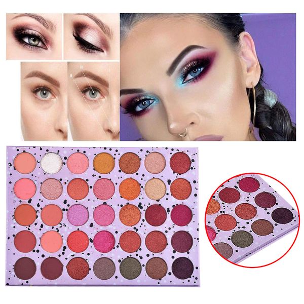 35 color multi-function wine red eye shadow makeup palette matte pearlnon-flying powder long lasting professional #l30
35 color multi-function wine red eye shadow makeup palette matte pearlnon-flying powder long lasting professional #l30