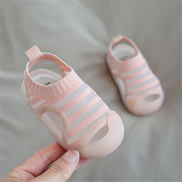 2020 summer toddler shoes breathable knitted stretch fabric baby sandals baotou soft non-slip jelly color cute kid sandals, Black;red
2020 summer toddler shoes breathable knitted stretch fabric baby sandals baotou soft non-slip jelly color cute kid sandals, Black;red