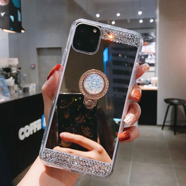 luxury mirror surface bling shining diamonds shockproof for iphone 11/x/xr/xs max/8/7 plus 6/6s plus with holder
luxury mirror surface bling shining diamonds shockproof for iphone 11/x/xr/xs max/8/7 plus 6/6s plus with holder