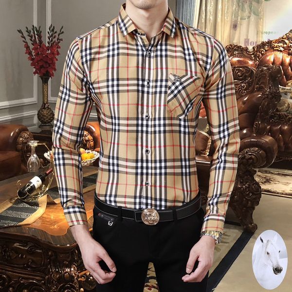 logistics new men's casual printing lapels slim long-sleeved luxury logo shirt european and american fashion brand trend shirt -6, White;black
logistics new men's casual printing lapels slim long-sleeved luxury logo shirt european and american fashion brand trend shirt -6, White;black