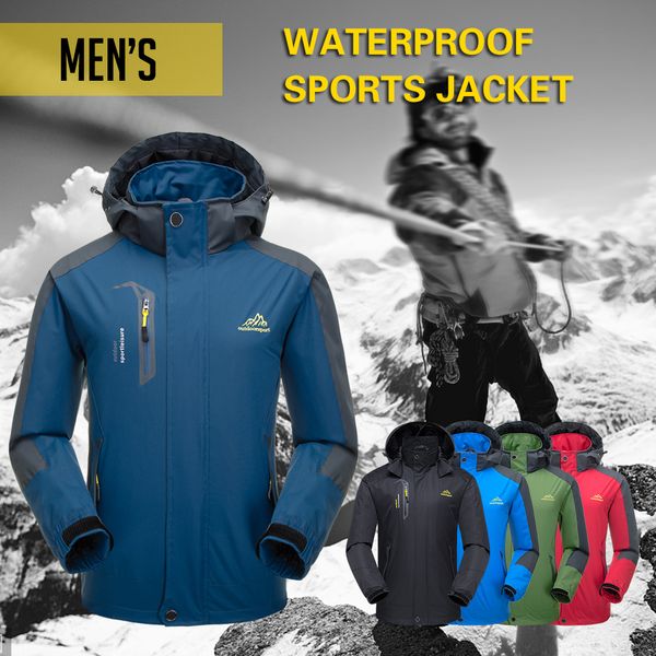 lixada outdoor waterproof jacket windproof raincoat coldproof sportswear sports camping hiking detachable hooded coat for men, Blue;black
lixada outdoor waterproof jacket windproof raincoat coldproof sportswear sports camping hiking detachable hooded coat for men, Blue;black