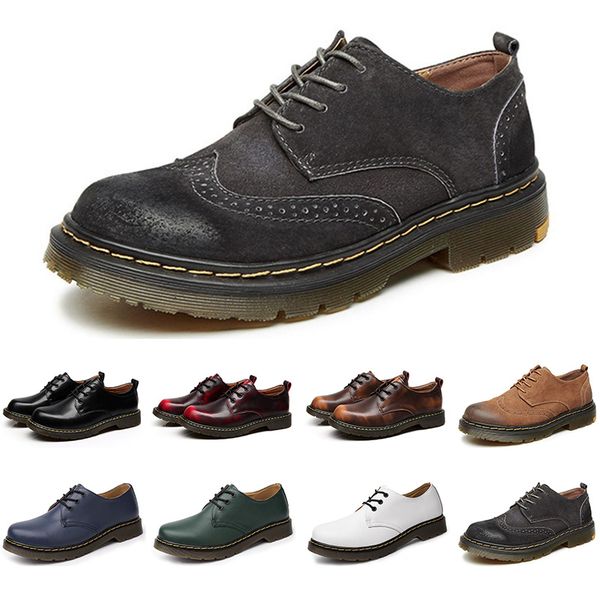 2020 designer casual shoes men leather black white blue brown business fashion platform flat party mens trainers sneaker size 38-45 color22
2020 designer casual shoes men leather black white blue brown business fashion platform flat party mens trainers sneaker size 38-45 color22