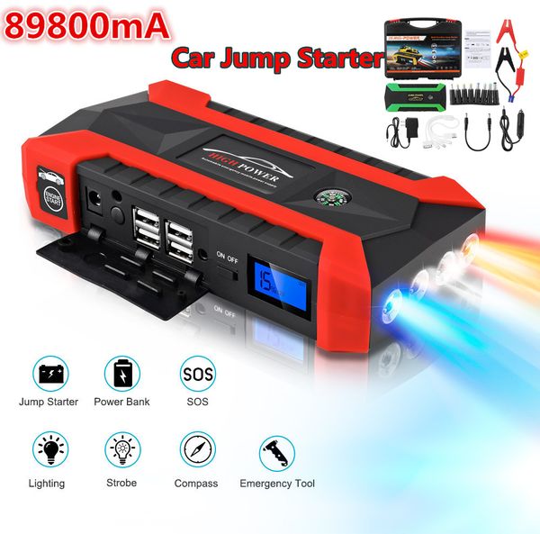 89800mah high power car jump starter 12v 4usb portable starting device power bank kit car charger for battery buster
89800mah high power car jump starter 12v 4usb portable starting device power bank kit car charger for battery buster