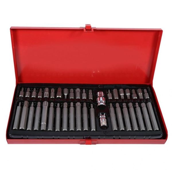 40pcs ассорти шуруповерта биты набор шестигранных сплайн torx глава бит держатель разъем адаптера
40pcs ассорти шуруповерта биты набор шестигранных сплайн torx глава бит держатель разъем адаптера