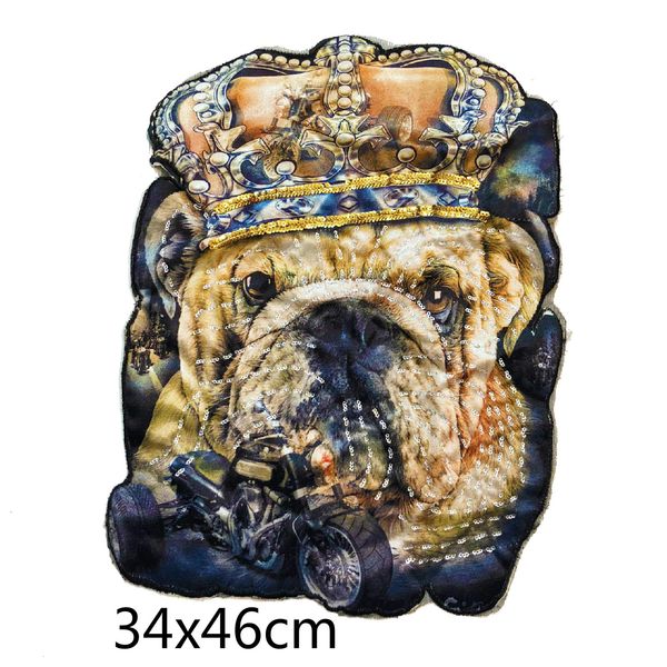 gugutree embroidery big dogs patch animal cartoon patches badges applique patches for clothing js-8, Black
gugutree embroidery big dogs patch animal cartoon patches badges applique patches for clothing js-8, Black