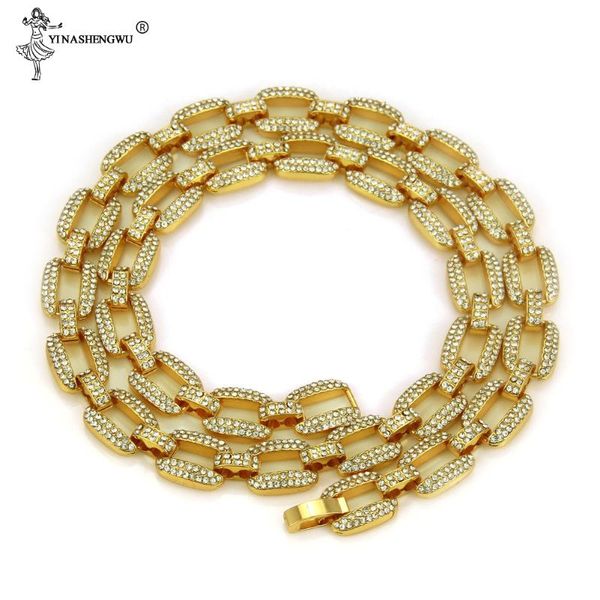 hip hop 12mm 20inch iced out cz twisted oval cuban link chain necklace big clasp gold silver color zircon for men copper jewelry
hip hop 12mm 20inch iced out cz twisted oval cuban link chain necklace big clasp gold silver color zircon for men copper jewelry